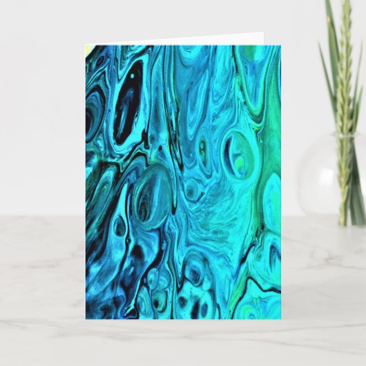 Abstrakte Farbstudie 85, Karte (Vorderseite)