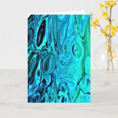 Abstrakte Farbstudie 85, Karte (Gelbe Blume)