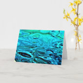 Abstrakte Farbstudie 85, Karte (Gelbe Blume)