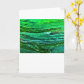 Abstrakte Farbstudie 95, Karte (Gelbe Blume)