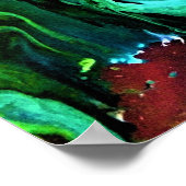 Abstrakte Farbstudie 96, Poster (Ecke)