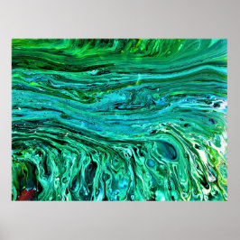 Abstrakte Farbstudie 96, Poster