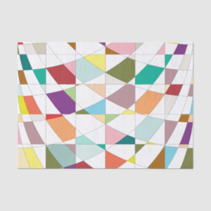 Abstrakte Farbtapisserie Seidenpapier