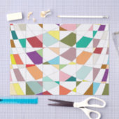 Abstrakte Farbtapisserie Seidenpapier (Handwerk)