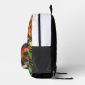 Abstrakte Farbtaschen Bedruckter Rucksack (Rechts)