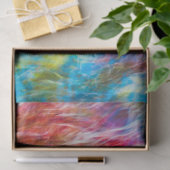 Abstrakte Farbtendrillen Seidenpapier (Geschenk)