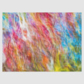 Abstrakte Farbtendrillen Seidenpapier (Vorderseite)