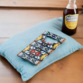 Abstrakte Farbtextur Geldbeutel Flaschenöffner