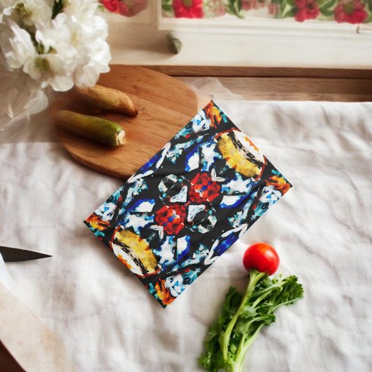 Abstrakte Farbtextur Geschirrtuch