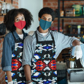 Abstrakte Farbtextur Schürze