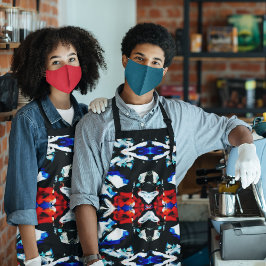 Abstrakte Farbtextur Schürze