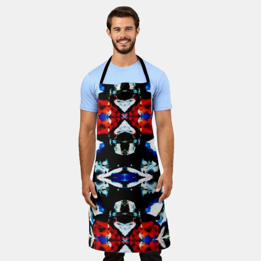 Abstrakte Farbtextur Schürze (Getragen)