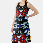 Abstrakte Farbtextur Schürze (InSitu)