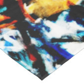 Abstrakte Farbtextur Tischdecke (Schrägansicht)