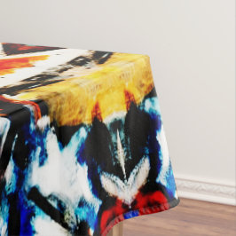 Abstrakte Farbtextur Tischdecke