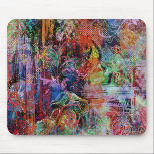 Abstrakte Farbtexturen Mousepad