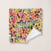 Abstrakte Farbtöne Badhandtuch Set (Waschlappen)