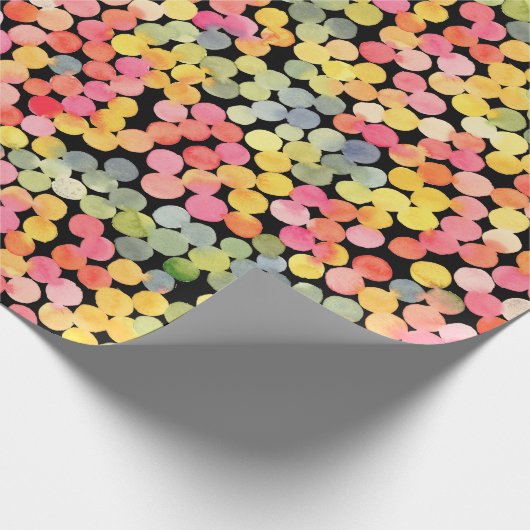 Abstrakte Farbtöne Geschenkpapier (Ecke)