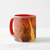 Abstrakte Farbtöne, Kunst-Kaffee-Tasse Tasse (Vorderseite Links)