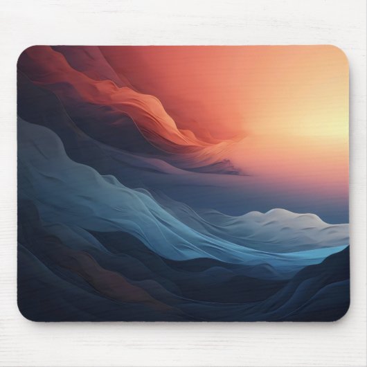 Abstrakte Farbtöne Mousepad (Vorne)