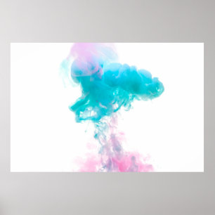 Abstrakte Farbtöne Poster