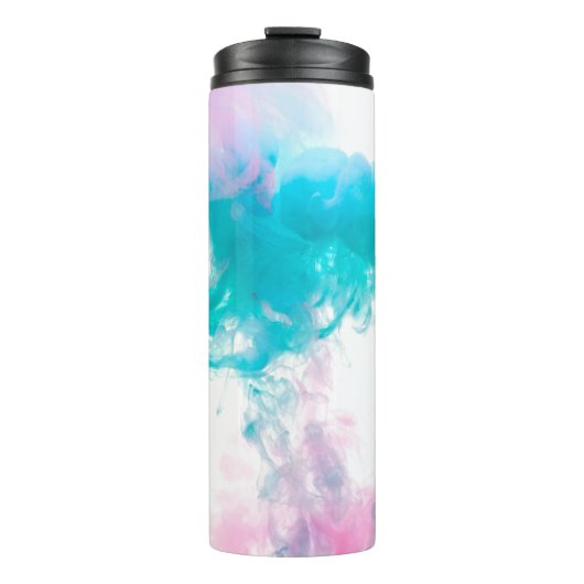 Abstrakte Farbtöne Thermosbecher (Vorderseite)