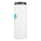 Abstrakte Farbtöne Thermosbecher (Rückseite)