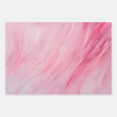 Abstrakte Farbtöne von Pink und Paint Strokes Geschenkpapier Set (Vorderseite)