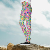 Abstrakte Farbtöne Wasserfarbiges Muster Leggings