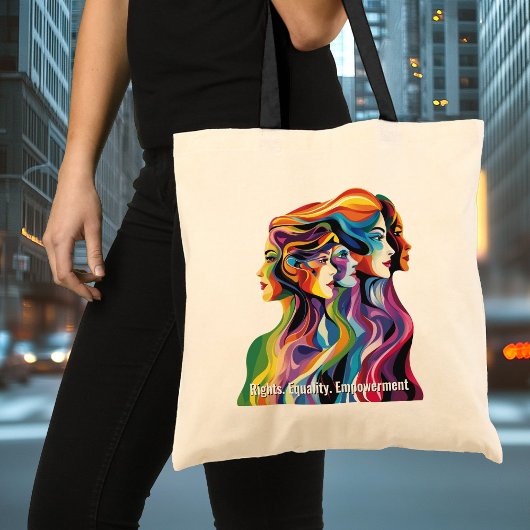 Abstrakte Farbtöne | Womens Day Tote Bag Tragetasche