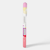 Abstrakte Farbtrenner/Tropfen, Name Case-Mate iPhone Hülle (Rückseite / Rechts)