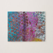 Abstrakte Farbtupfer Puzzle (Horizontal)