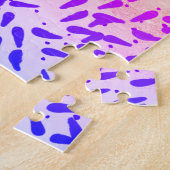 Abstrakte Farbtupfer Puzzle (Seite)
