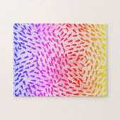 Abstrakte Farbtupfer Puzzle (Horizontal)