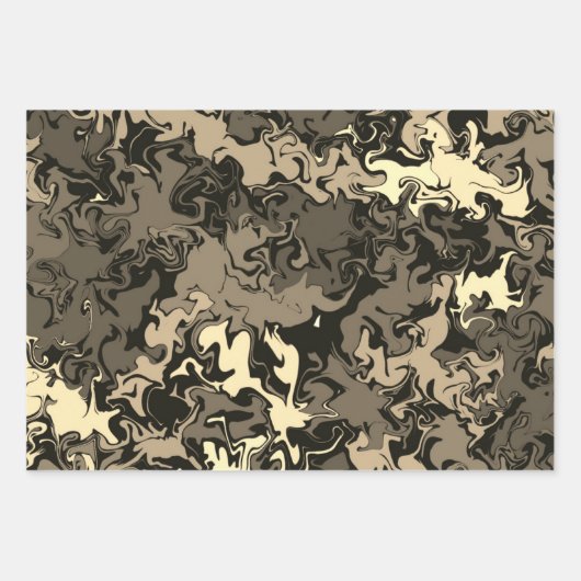 Abstrakte Farbtwirbel / Filter / Geschenkpapier Set (Vorderseite 3)