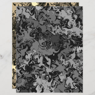 Abstrakte Farbtwirbel / Filter Scrapbook Paper