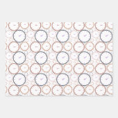 Abstrakte Farbuhr Geschenkpapier Set (Vorderseite 3)