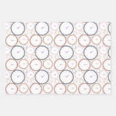 Abstrakte Farbuhr Geschenkpapier Set (Vorderseite 2)