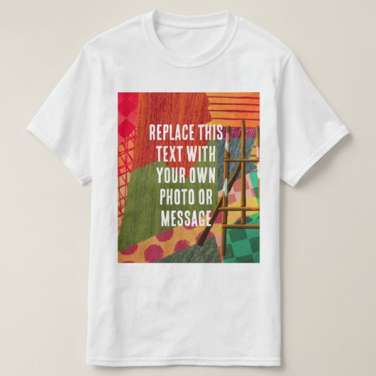 Abstrakte Färbungskunst T-Shirt (Design vorne)