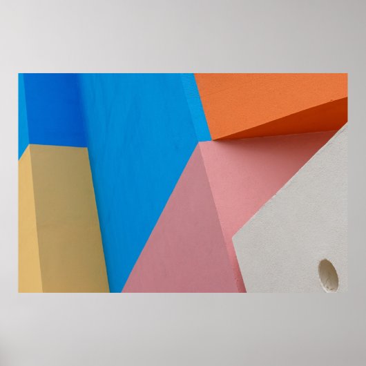 ABSTRAKTE FARBWAND POSTER (Vorne)