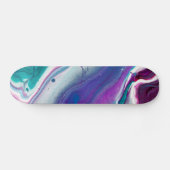 Abstrakte Farbwelle Skateboard (Horizontal)