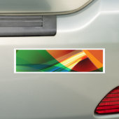 Abstrakte Farbwellen Autoaufkleber (Auf Auto)