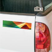 Abstrakte Farbwellen Autoaufkleber (Auf Lkw)