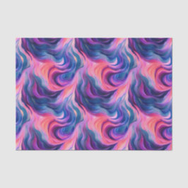 Abstrakte Farbwellen Seidenpapier