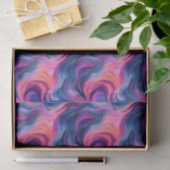 Abstrakte Farbwellen Seidenpapier (Geschenk)