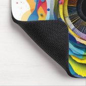Abstrakte Farbwerthalterung Mousepad (Ecke)