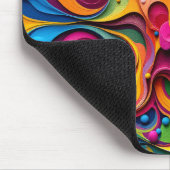 Abstrakte Farbwerthalterung Mousepad (Ecke)