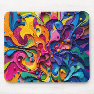 Abstrakte Farbwerthalterung Mousepad