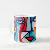 Abstrakte Fassung 5 Kaffeetasse (Vorderseite Links)
