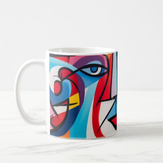 Abstrakte Fassung 5 Kaffeetasse (Links)
